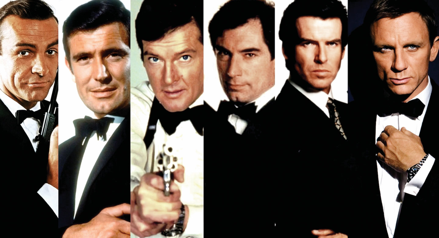 James Bond collage